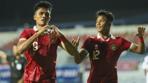 Indonesia vs Thailand Semifinal Piala AFF U-23, Garuda Muda Memimpin 3-1.