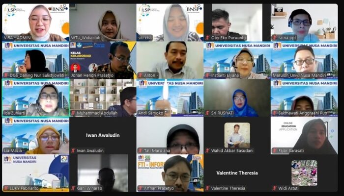Upgrade Keahlian, Bukan Cuma Mahasiswa, Dosen Universitas Nusa Mandiri Juga Ikut Sertifikasi Digital Marketing