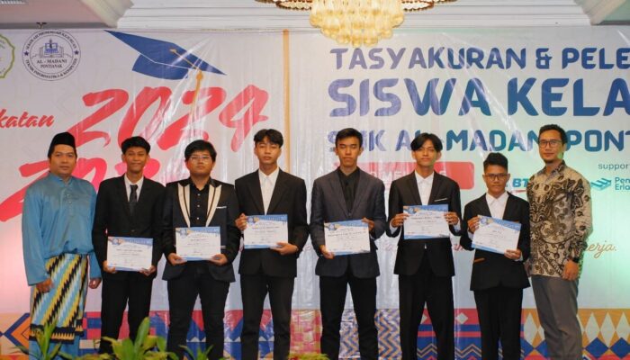 Beasiswa BJU UBSI Kampus Pontianak Resmi Diserahkan kepada Siswa Berprestasi SMK Al-Madani