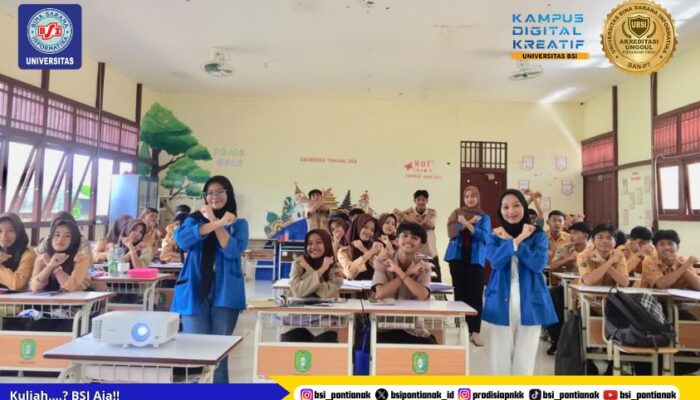 Mahasiswa UBSI Kampus Pontianak Kobarkan Semangat Pendidikan, Sosialisasikan Beasiswa Jalur Undangan (BJU) ke SMAN 4 Sungai Raya