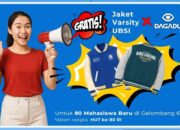 Buruan Daftar! Jaket Varsity UBSI x Dagadu Edisi Langka Cuma untuk 80 Pendaftar Pertama