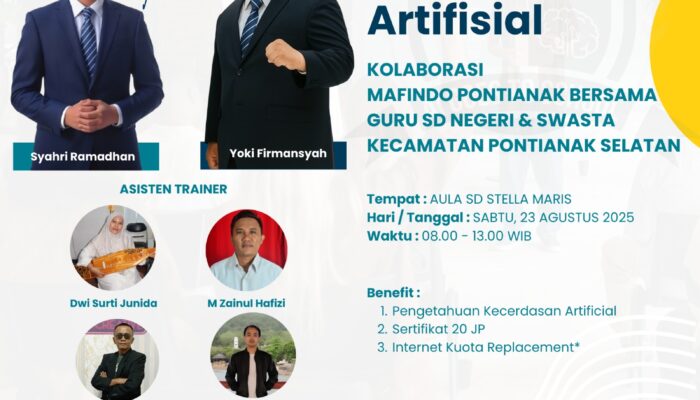 Kelas Kecerdasan Artifisial untuk Guru SD di Pontianak Selatan