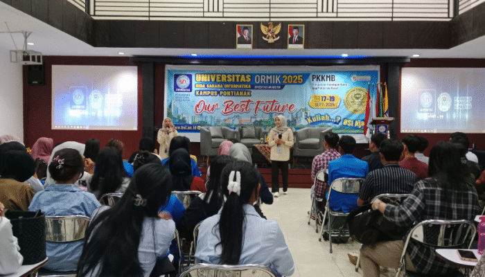 Pengenalan Program Studi Warnai ORMIK UBSI Kampus Pontianak