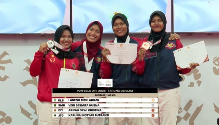 Iageng Rizki Ariani Raih Medali Emas PON 2025, Harumkan Nama UBSI Kampus Pontianak dan Kalbar