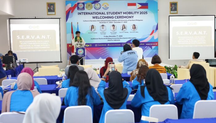 Hangat dan Bersahabat, UBSI Sambut Mahasiswa UNP Filipina Lewat Program International Student Mobility 2025