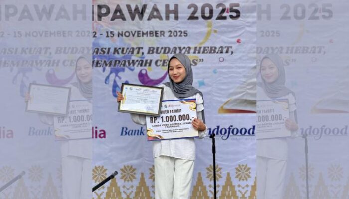 Prestasi Digital dan Literasi, Mahasiswi UBSI Kampus Pontianak Juara Video Favorit
