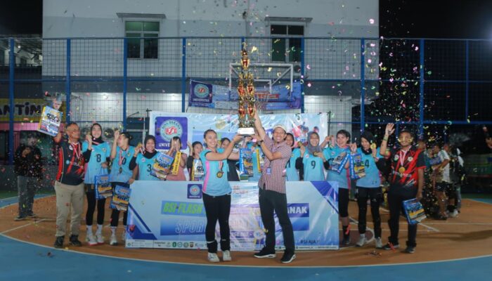 Perjuangan Gemilang Berbuah Juara, SMKN 7 Pontianak Sabet Gelar Juara 1 Volly Putri Perdana BSI Flash 2026