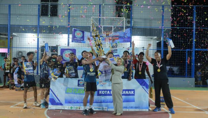 Dominasi Tanpa Gentar di BSI Flash 2026, SMK Kemala Bhayangkari Angkat Trofi Juara 1 Volly Putra