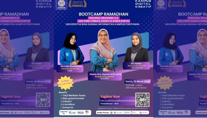 Bootcamp Ramadan Personal Branding 4.0 Segera Digelar di Pontianak, Angkat Pentingnya Personal Branding di Era Digital