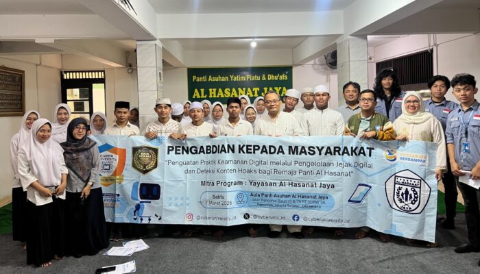 Dosen Cyber University Bekali Remaja Panti Al Hasanat Cara Kelola Jejak Digital dan Deteksi Hoaks