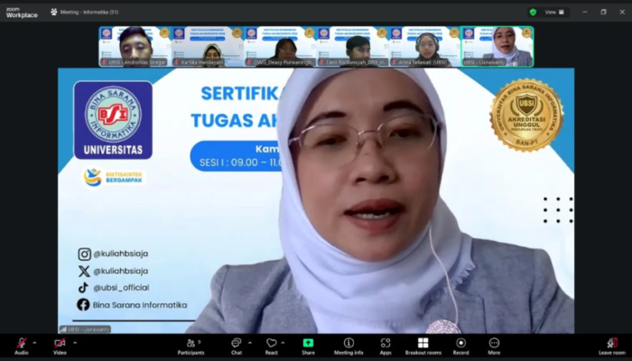 Tingkatkan Mutu Bimbingan, Dosen Prodi Informatika UBSI Kampus Pontianak Ikuti Sertifikasi Pembimbing Skripsi 2026