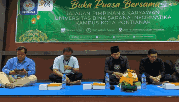 Kebersamaan Ramadan Terasa Hangat, Dosen UBSI Kampus Pontianak Gelar Buka Puasa Bersama