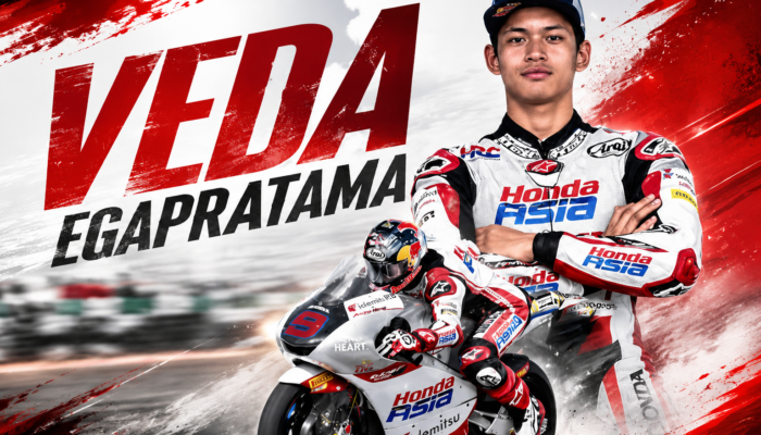 Heboh Moto3 2026! Veda Ega Pimpin Klasemen Rookie dan Kalahkan Rider-rider Eropa
