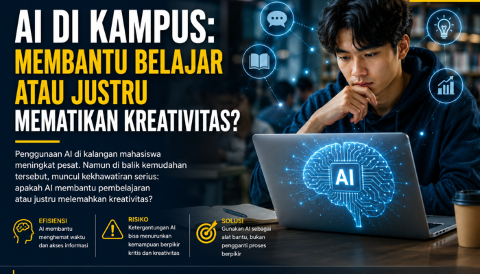 AI di Kampus: Membantu Belajar atau Justru Mematikan Kreativitas Mahasiswa?