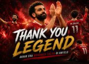 Akhir Kisah Mohamed Salah di Liverpool, Rekor dan Warisannya Akan Abadi di Anfield