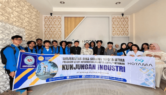 Berita Belajar Langsung dari Startup, Mahasiswa Informatika UBSI Kampus Pontianak Dalami Dunia Industri Digital