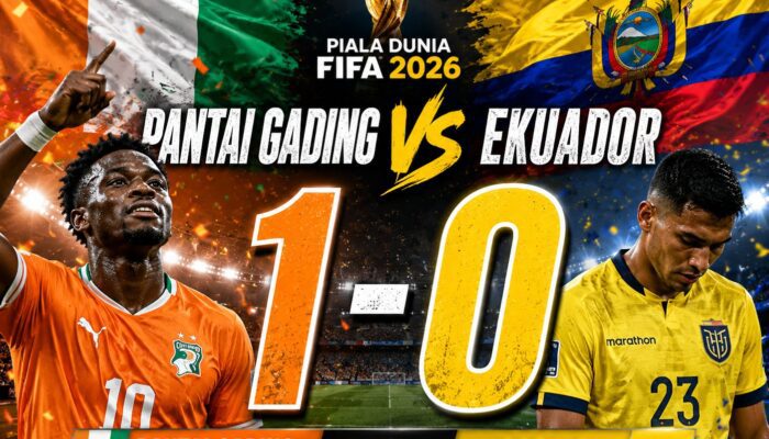 Hasil Piala Dunia 2026: Pantai Gading Kalahkan Ekuador 1-0, Gol Telat Amad Diallo Jadi Penentu