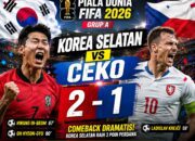 Hasil Piala Dunia 2026: Korea Selatan Bangkit Taklukkan Ceko 2-1