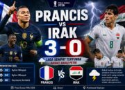 Prancis Bungkam Irak 3-0 di Piala Dunia FIFA 2026, Laga Sempat Tertunda Akibat Badai Petir