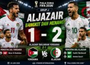Aljazair Bangkit Taklukkan Yordania 2-1, Gouiri Jadi Penentu Kemenangan