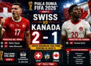 Swiss Tundukkan Kanada 2-1, Vargas dan Manzambi Antar Nati Raih Tiga Poin Penting
