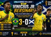 Hasil Piala Dunia: Brasil Gilas Skotlandia 3-0 dan Melaju ke Babak Gugur Piala Dunia 2026