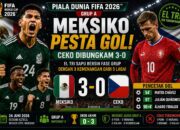 Hasil Piala Dunia: Meksiko Pesta Gol! Ceko Dibungkam 3-0, El Tri Sempurna di Fase Grup