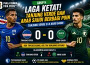 Tanjung Verde dan Arab Saudi Berbagi Poin, Laga Grup H Berakhir Tanpa Gol