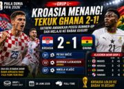 Kroasia Tekuk Ghana 2-1, Petar Sučić dan Nikola Vlašić Antar Vatreni ke Babak Gugur