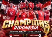 Indonesia Ukir Sejarah! Timnas Voli Putra Juara AVC Men’s Volleyball Cup 2026 Usai Bungkam Korea Selatan 3-0