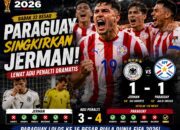 Hasil Piala Dunia: Paraguay Singkirkan Jerman Lewat Adu Penalti Dramatis! Die Mannschaft Tersingkir 3-4 Setelah Imbang 1-1