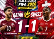 Hasil Piala Dunia 2026: Qatar Selamat dari Kekalahan, Tahan Swiss 1-1 di Menit Akhir