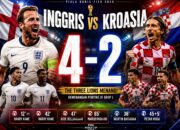 Hasil Piala Dunia 2026: Inggris Taklukkan Kroasia 4-2, Harry Kane Bersinar dengan Dua Gol