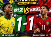Brasil Ditahan Maroko 1-1 dalam Duel Sengit Grup C Piala Dunia 2026