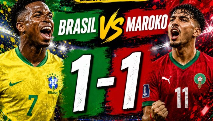 Brasil Ditahan Maroko 1-1 dalam Duel Sengit Grup C Piala Dunia 2026