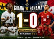 Hasil Piala Dunia 2026: Ghana Raih Kemenangan Dramatis atas Panama, Caleb Yirenkyi Jadi Pahlawan