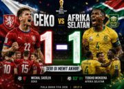 Hasil Piala Dunia 2026: Ceko Ditahan Afrika Selatan 1-1, Penalti Mokoena Gagalkan Kemenangan