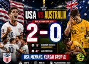 Hasil Piala Dunia 2026: Amerika Serikat Tundukkan Australia 2-0, Dominasi Grup D