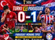 Hasil Piala Dunia 2026: Paraguay Taklukkan Turki 1-0, Gol Cepat Galarza dan Kartu Merah Almirón Warnai Laga