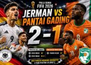 Hasil Piala Dunia 2026: Jerman Bangkit dan Taklukkan Pantai Gading 2-1 di Grup E