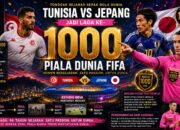 Tunisia vs Jepang Cetak Sejarah! Resmi Jadi Laga Ke-1000 Sepanjang Sejarah Piala Dunia FIFA