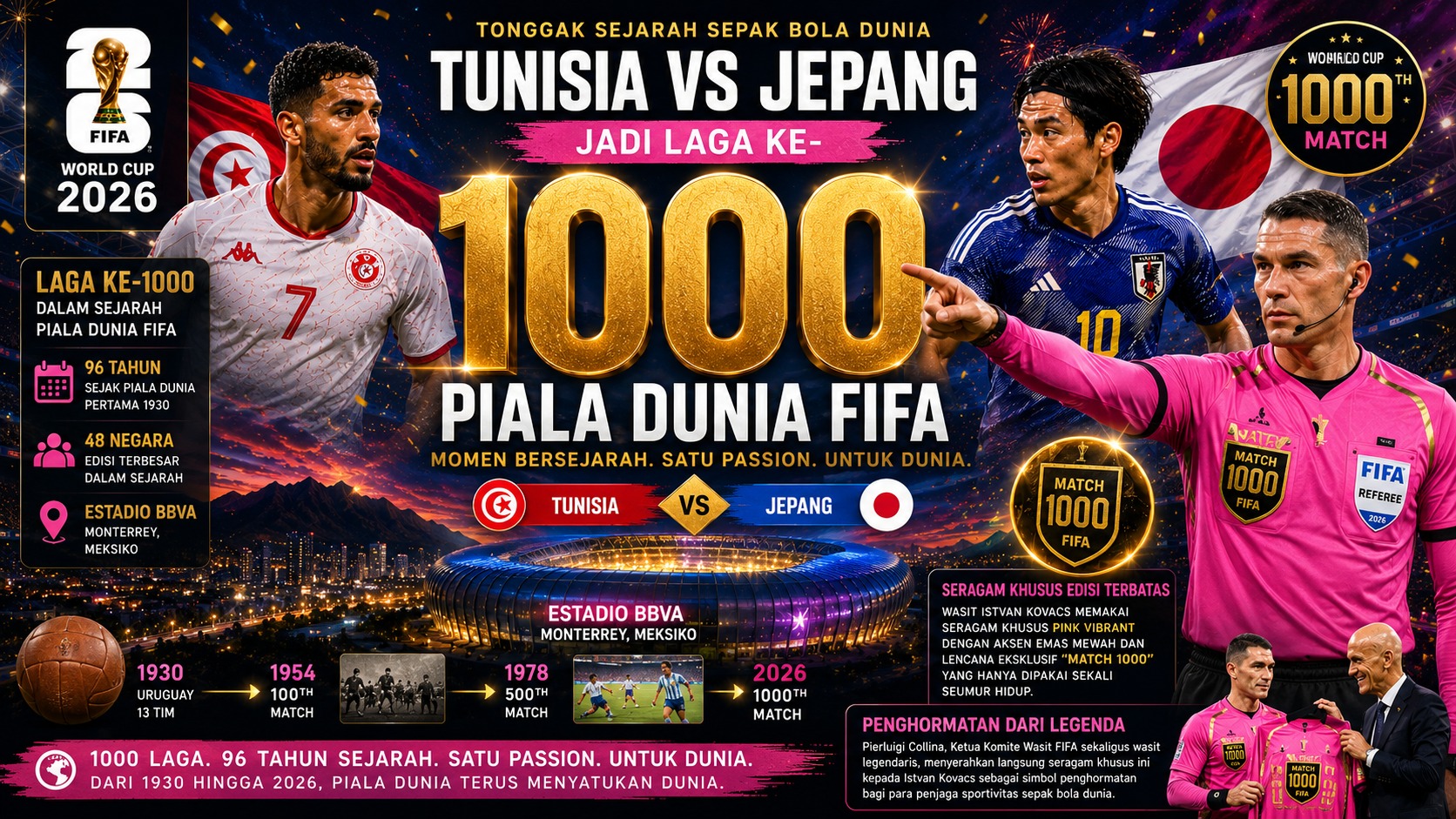 Tunisia vs Jepang
