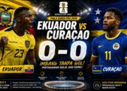 Hasil Piala Dunia 2026: Ekuador dan Curaçao Berbagi Poin Usai Bermain Imbang 0-0