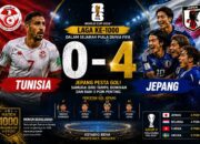 Hasil Piala Dunia 2026: Jepang Pesta Gol, Hancurkan Tunisia 4-0 dalam Laga Bersejarah Ke-1000 Piala Dunia