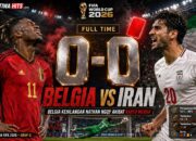 Hasil Piala Dunia 2026: Belgia dan Iran Berbagi Poin, Duel Sengit Berakhir Imbang 0-0