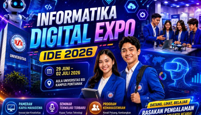 Informatika Digital Expo 2026 di UBSI Pontianak, Ajang Inovasi Mahasiswa dan Teknologi Masa Depan