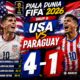 Hasil Piala Dunia 2026: Amerika Serikat Pesta Gol, Paraguay Tumbang 4-1