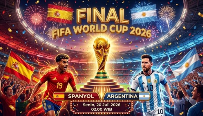Prediksi Final Piala Dunia FIFA 2026: Spanyol vs Argentina, Duel Dua Raksasa Perebutkan Mahkota Juara Dunia