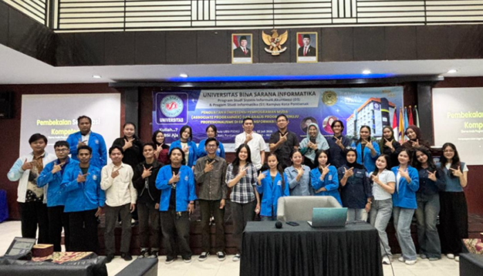 Mahasiswa Sistem Informasi Akuntansi UBSI Kampus Pontianak Ikuti Pembekalan Sertifikasi Kompetensi Pemrograman Muda