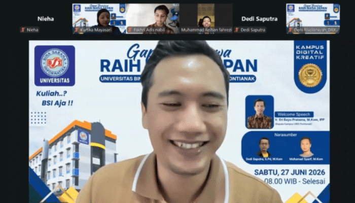 Seminar Parenting Daring UBSI Kampus Pontianak Bantu Orang Tua Pahami Peluang Beasiswa untuk Masa Depan Anak